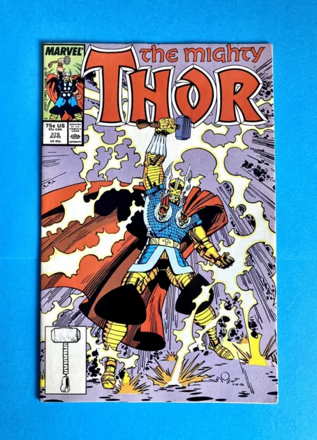 Mighty Thor #378 (Vol 1)  1St App Gold Armour Love & Thunder   Apr 1987 / V/G