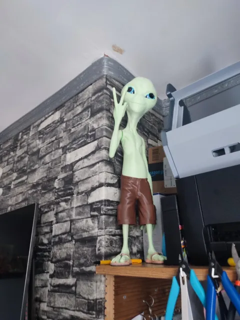 Paul the Alien Garage Kit Figura Statua Da Collezione Fatta a Mano 55 Cm Leggi Descrizione