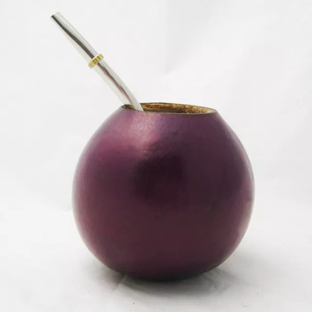 Simple Argentina Mate Calabaza Hierba Té Con Paja Bombilla 0056 Barcos De Eeuu