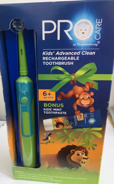 Pro Care Kids Advanced Clean wiederaufladbare Zahnbürste 6+ Jahre