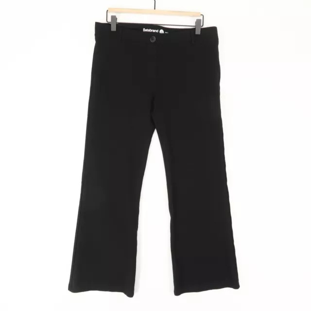 BETABRAND BOOTCUT DRESS Yoga Pants Womens Petite Large Black Pull