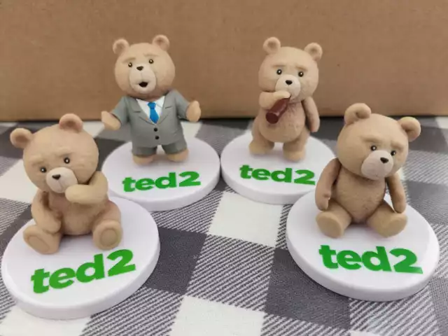 Takara Tomy Arts Capsule Gashapon Teddy Bear Ted Part 2 Figure Full Set 4 pieces 3