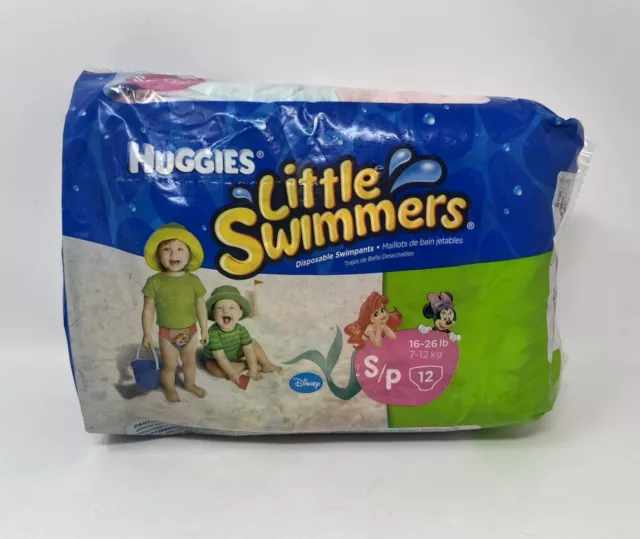 Huggies Little Swimmers Disposable Swim Diapers - Size Small, 12 Count,...