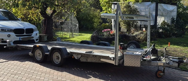 WOODFORD CAR TRANSPORTER Trailer Tilt Bed Race Grass Track Banger Stock ...