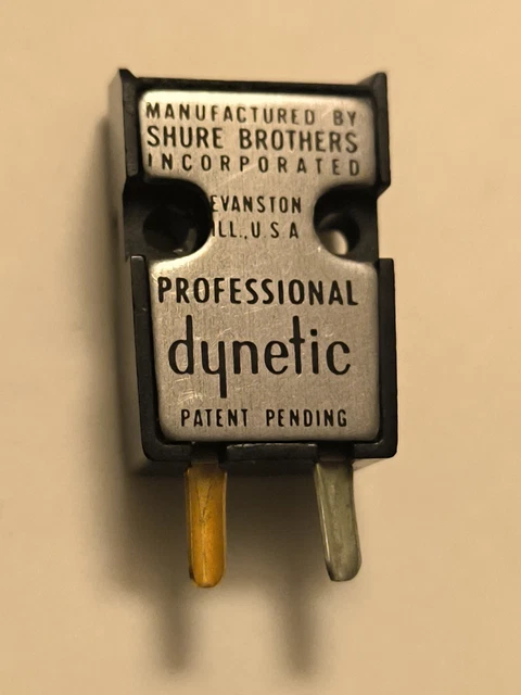 Cellule Phonique Shure M3D Plaque Métal Et Stylet Shure N3D Neufs Authentiques, Dans Leurs étuis