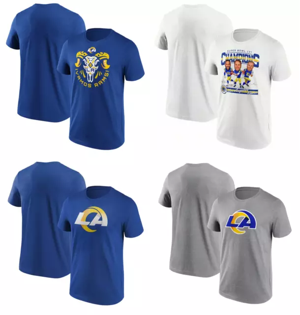 Los Angeles Rams T-Shirt Men's NFL American Football Fanatics Top - New