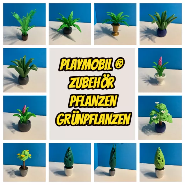 jk- Playmobil ® Ersatzteile Zubehör Topfpflanzen Pflanze Blumentopf - Auswahl