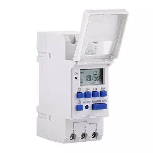 MAGT Timer digitale, 1 pz Display LCD Settimanale Programmabile Relè (w6i)