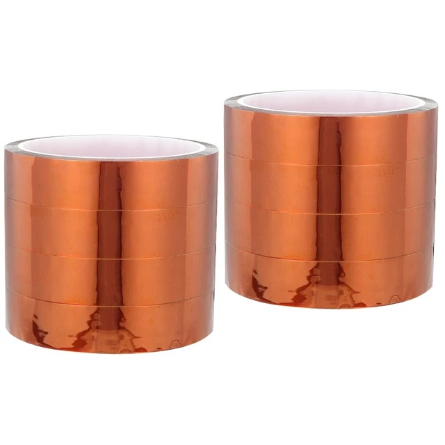 8 Pcs High Tape Polyimide Film Tape Heat Transfer Tape Heat Press Tape Portable