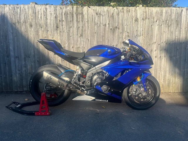 Track R6 Build YAMAHA YZF R6 5SL Track bike with V5 daytime MOT £2,650.00 - PicClick UK