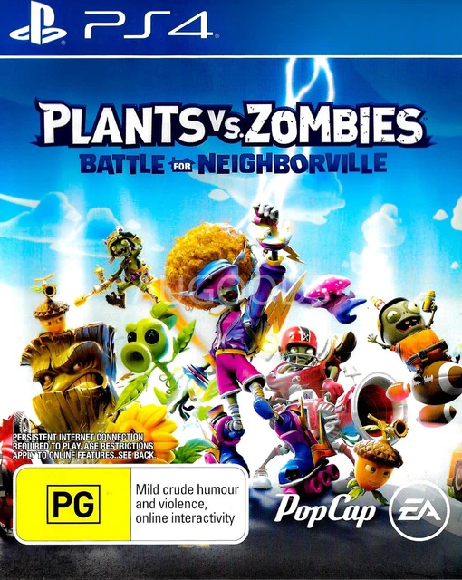 Jeu PS4 Plants Vs Zombies Battle For Neighborville - Neuf Sous Blister - Version Française