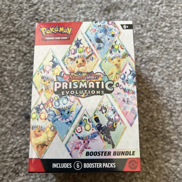 POK MON TCG PRISMATIC Evolutions Booster Bundle 6 Packs New Factory POK MON TCG PRISMATIC Evolutions Booster Bundle 6 Packs New Factory