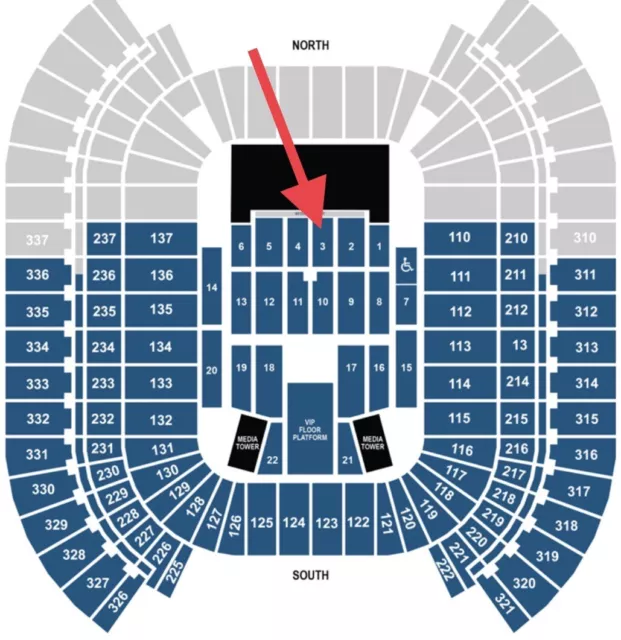 1-6 TICKETS 4th ROW CENTER STAGE SECTION 3 ROW 4 CMA FEST JUNE 6-9 2024