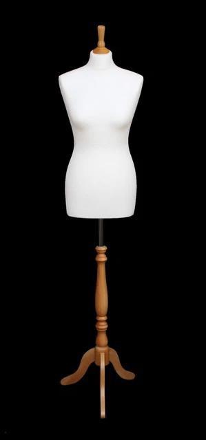 Vrouwelijke Kleermakers Dummy Cream Maat 10/12 Naaisters Mode Studenten Mannequin Display Buste Vrouwelijke Kleermakers Dummy Cream Maat 10/12 Naaisters Mode Studenten Mannequin Display Buste