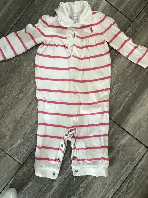 Baby Girls Ralph Lauren Baby Grow 6 Months