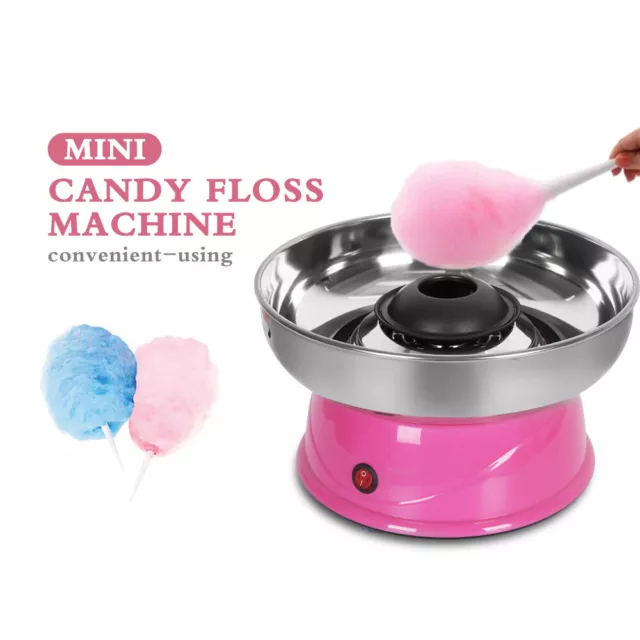 ikitchen Mini Cotton Candy Maker Fairy Floss Machine Children Gift Birthday DIY