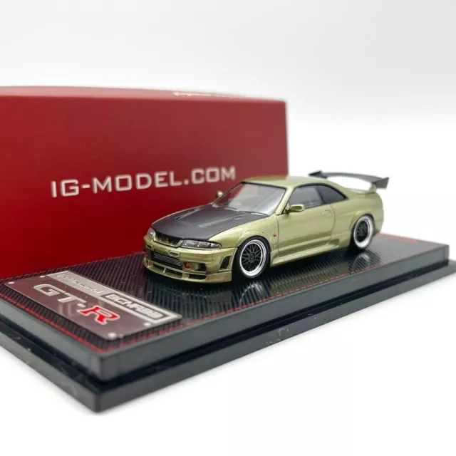 Ignition Model Nissan Skyline GT-R Nismo R33 Green Metallic Limited Edition 1:64