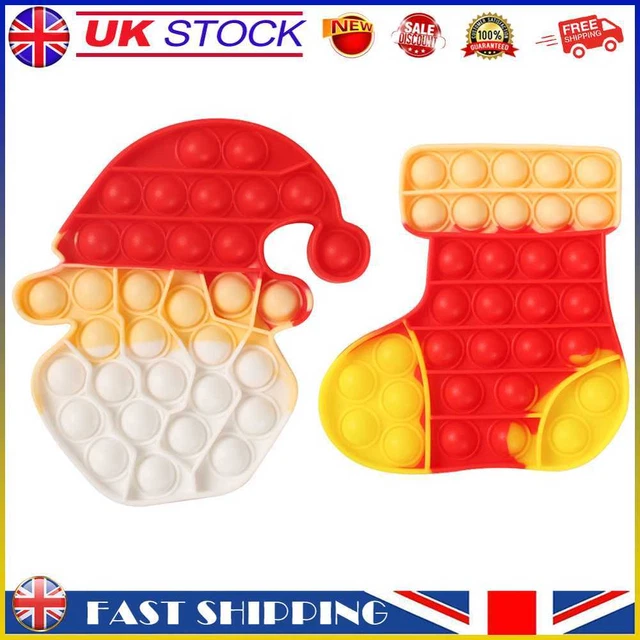 Silicone Sensory Toys Funny Christmas Squeeze Decompression Toys for Kids Adults