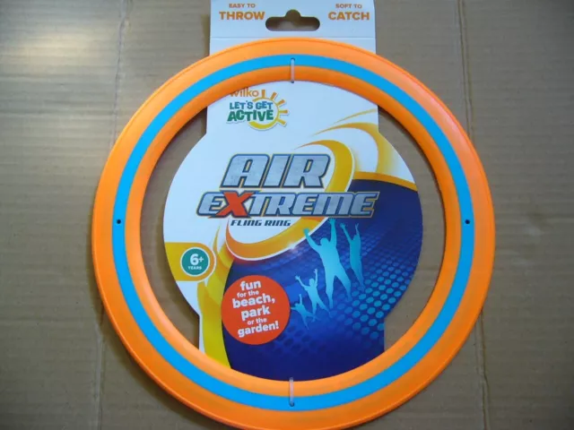NEW: Wilko Air Extreme Fling/Flying Ring - 10" (25.5cm) Great fun at park, beach