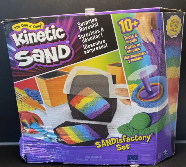 Spin Master Kinetic Sand  Sandisfactory Set