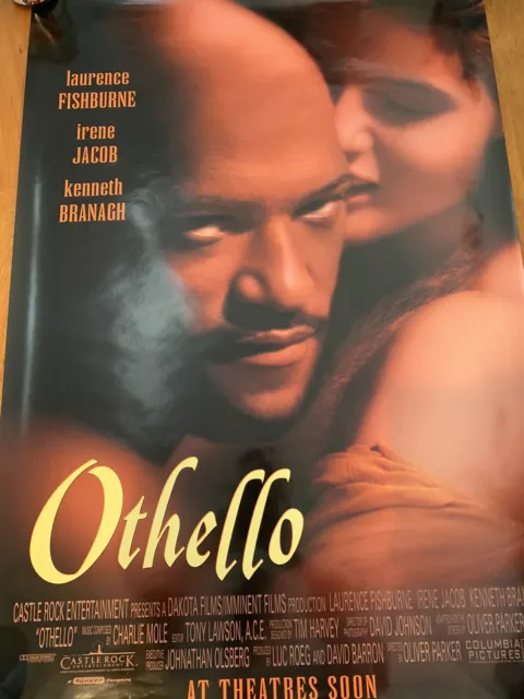 Othello Movie Poster 27 x 40 Laurence Fishburne Kenneth Branagh Irène Jacob -p4