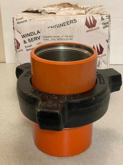 Hammer Union Windlass 4" Fig 602 Threaded Standard Service