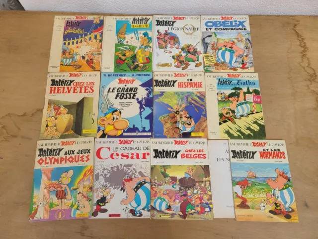 Lot 12 Bd Asterix Ancienne Plusieurs Eo