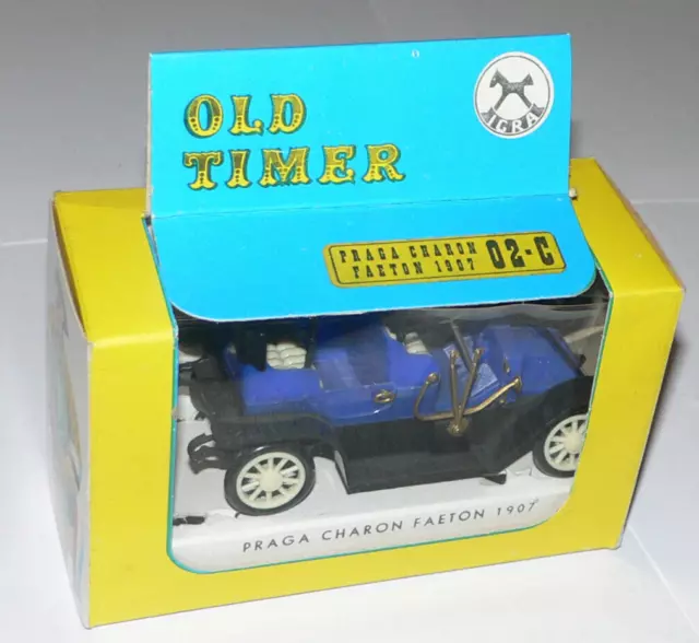 PRAGA CHARON Faeton 1907 #02-C IGRA AUTO VETERAN OVP OLDTIMER 1:36 80er