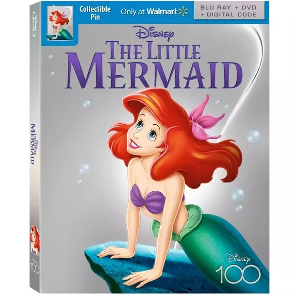 LITTLE MERMAID (BLURAY) Disney 100 Edition Brand new sealed with PIN