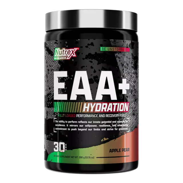 Nutrex Research EAA+ Hydration 30 servings EAA BCAA Amino Acids Muscle Building