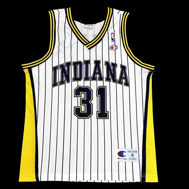 CHAMPION RARA REGGIE Miller Pacers Maillot Basketball NBA Jersey Lebron Jordan S EUR 86 03 PicClick FR
