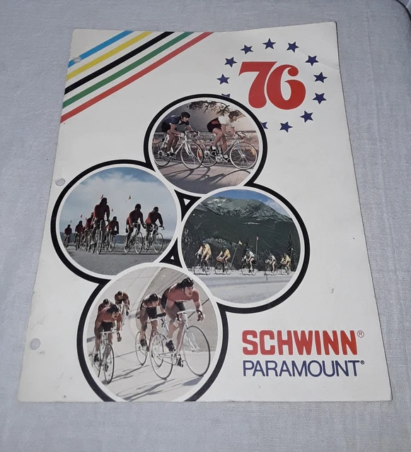 1976 Schwinn Paramount Bicycle Bike Catalog