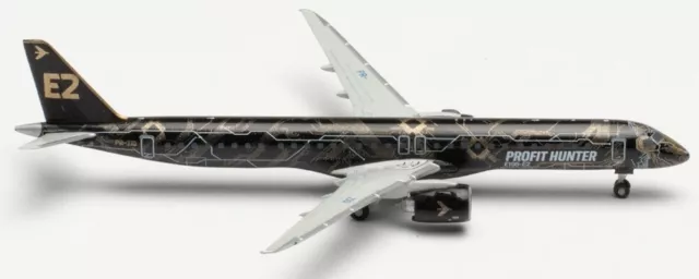 New! Herpa 536370 Embraer ERJ195-E2 Profit Hunter, reg. PR-ZIQ - 1:500 diecast