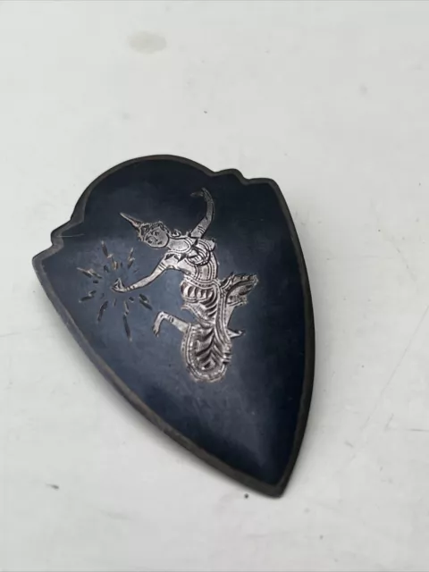 ancienne broche indonésienne en argent  Sterling Bijoux Ancien