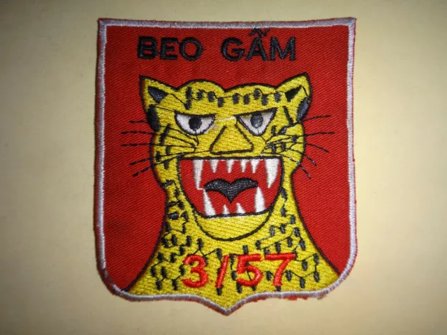 Vietnam Guerra Toppa Arvn 3rd Battaglione 57th Fanteria Reggimento Beo Gam