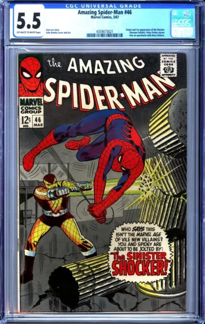 Amazing Spider-man #46 (1967) - CGC 5.5 - SHOCKER FIRST APPEARANCE