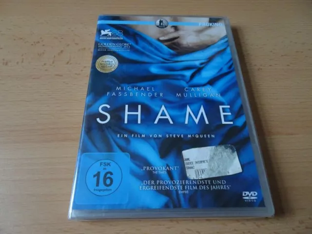 DVD Shame - Michael Fassbender - 2012 - NEU/OVP