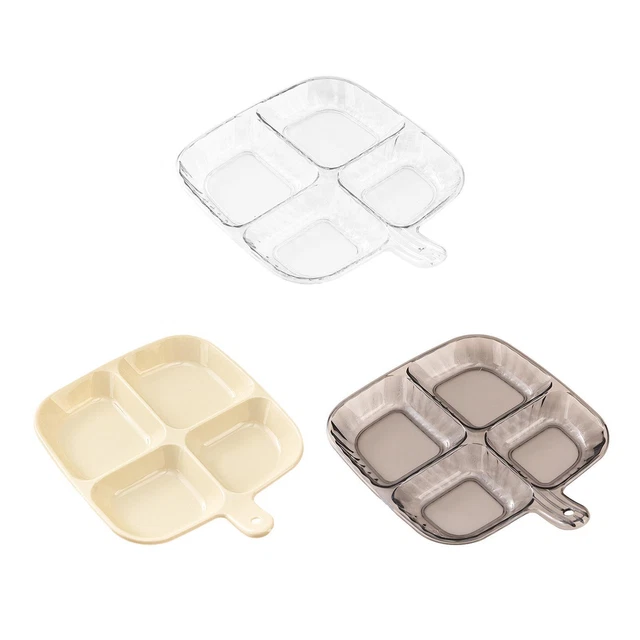 Plateau Snack 2 Étage 9 Compartiments - Récipient Alimentaire Portable Avec Poignée - 28.5x11.5cm