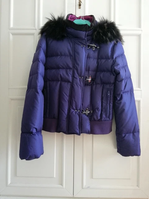 Giaccone Trapuntato Con Cappuccio Profilato In Pelliccia E Inserti In Tessuto Liscio Matt | Pellizzari