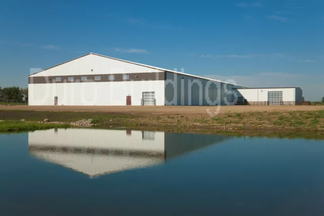 DuroBEAM Steel 100'x100'x20' Metal Prefab Clear Span I-Beam Building Kits DiRECT