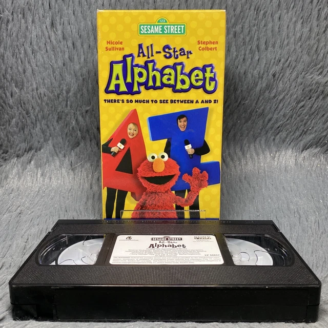 SESAME STREET ALL Star Alphabet VHS 2005 Dixie Chicks Sheryl Crow RARE