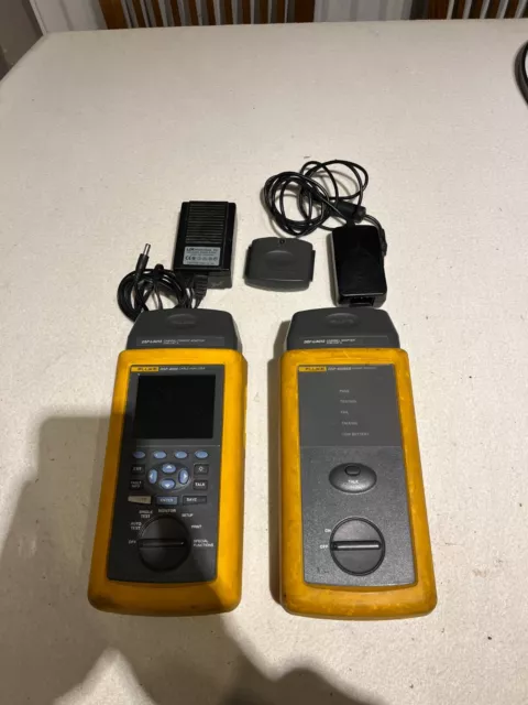 Fluke DSP 4000 CAT6 and Multimode Fibre tester - Recently rerubished batteries