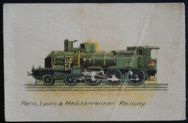 PARIS LYONS MEDITERRANEAN Types of Railway Engines African Tobacco SCARCE SILK