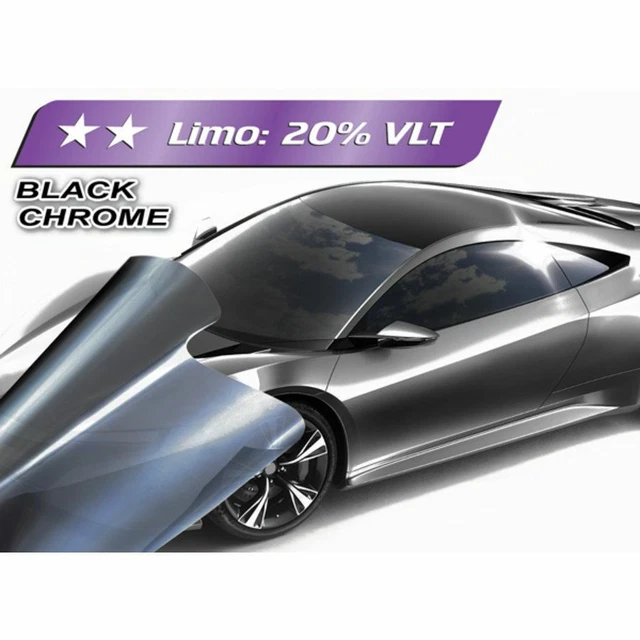 Film Homologué Verre Voiture Store 20% Nexus 300x76 CM Fumée Chrome