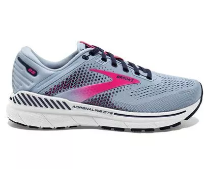 Brooks Adrenaline GTS 22 Laufschuh Damen kentucky blue/peacoat/pink