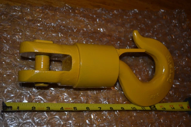 Crosby 6 Ton Swivel Thrust Bearing Crane Hook.model S W Veller #61 Crosby 6 Ton Swivel Thrust Bearing Crane Hook.model S W Veller #61