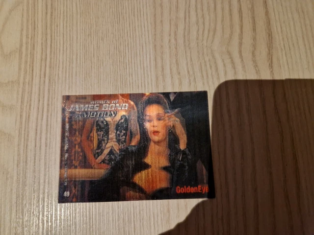 extrêmement rare carte holographique JAMES BOND 007
