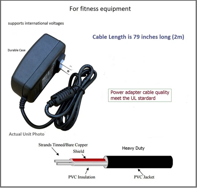 proform 325 csx power adapter
