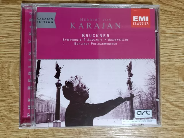 Karajan　ANTON　SYMPHONY　BRUCKNER　No.　CD　Remastered　edition　EMI　Classics　£9.95　PicClick　UK
