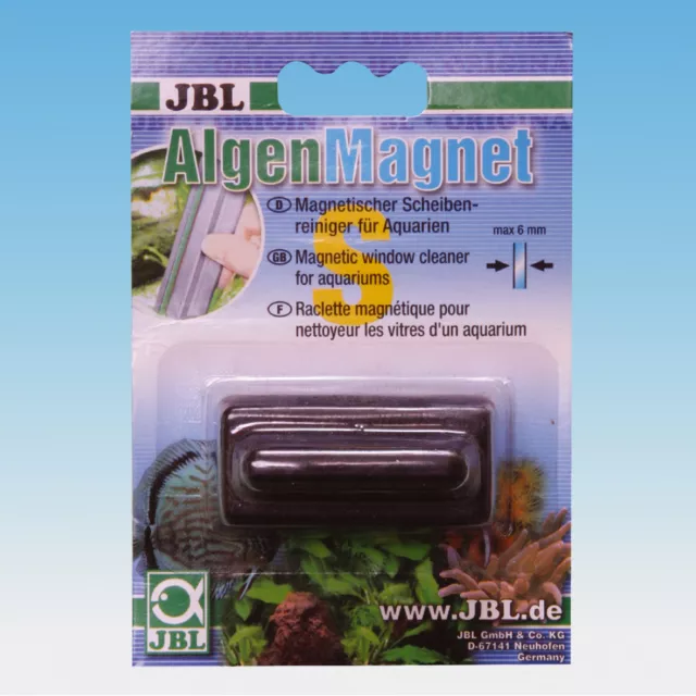 JBL Algenmagnet S Magnetischer Scheibenreiniger zur Algenentfernung 6 mm Glas